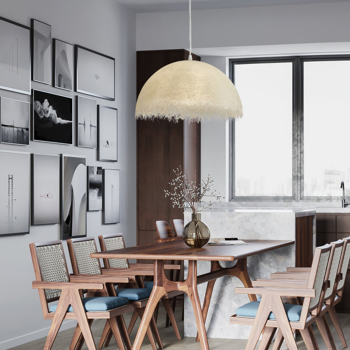 EclatZenith Pendant Light - Chic Minimalist LED Design