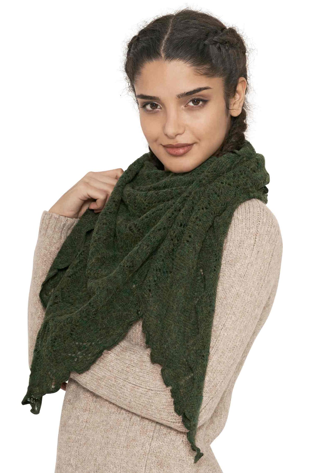 SoftWeave - Lightweight and Elegant Open-Knit Scarf