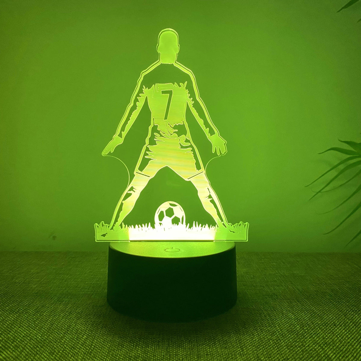 SportGlow - 3D Soccer Player Color-Changing LED Night Light
