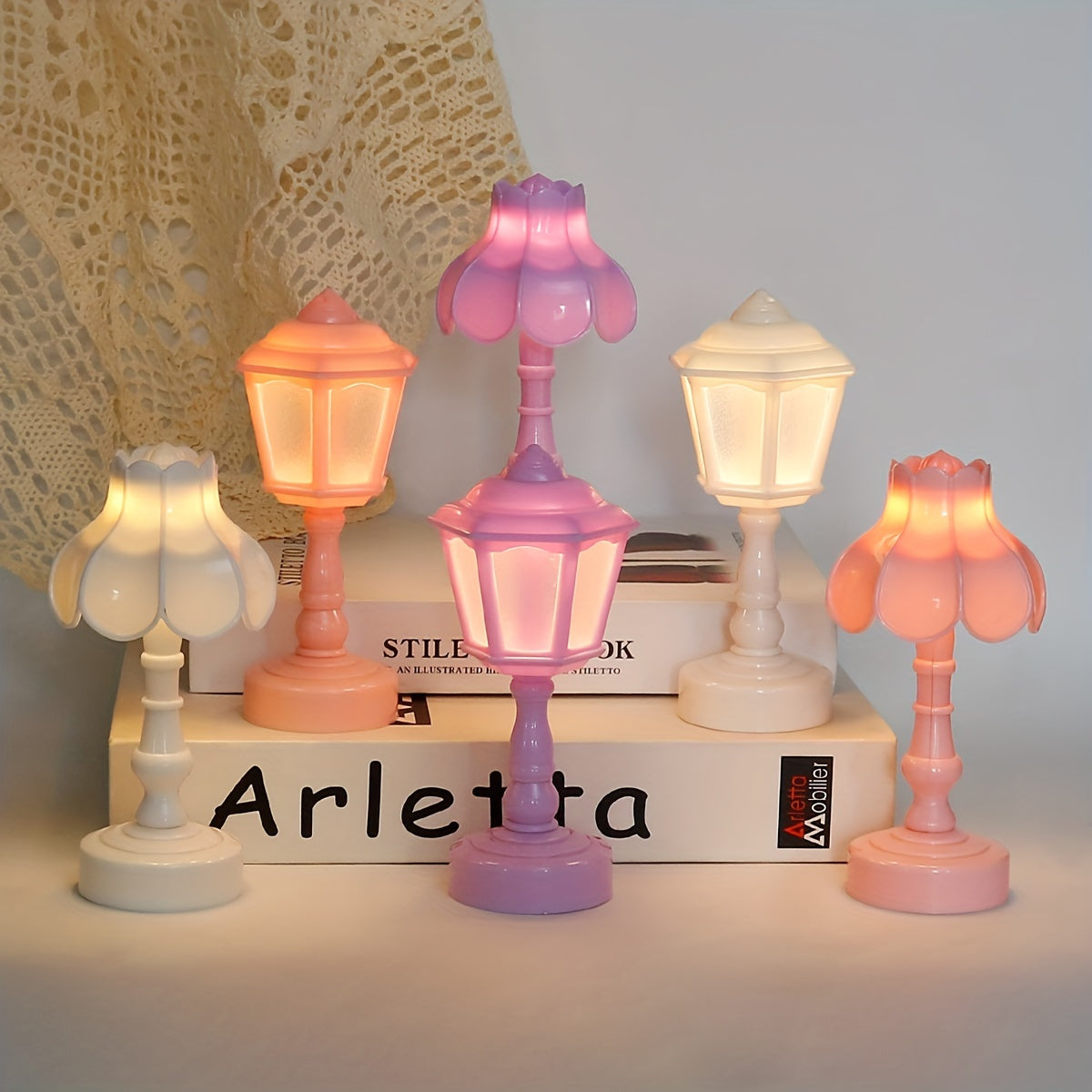 UmbrellaGlow - Vintage Mini Table Lamp