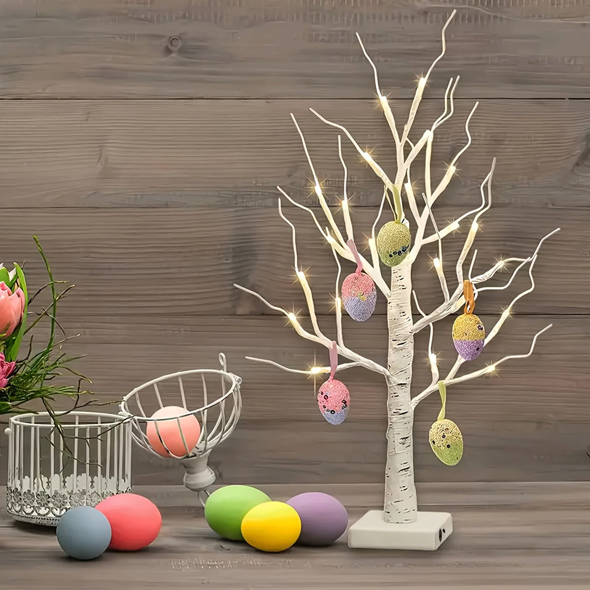 GlowTree - LED Tree Table Lamp with Adjustable Branches