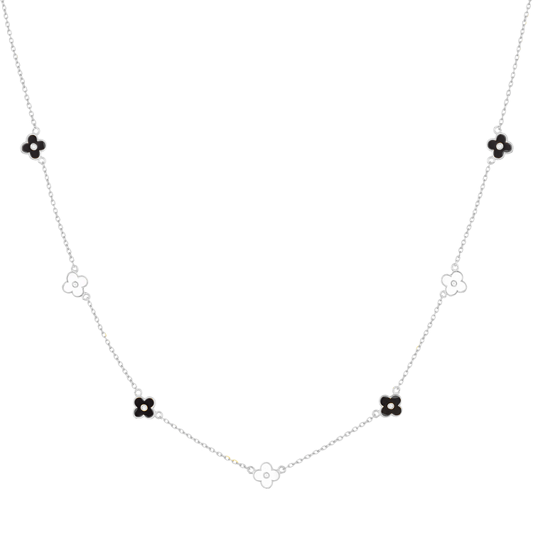 Lilliane - Collier pendentif floral délicat élégant