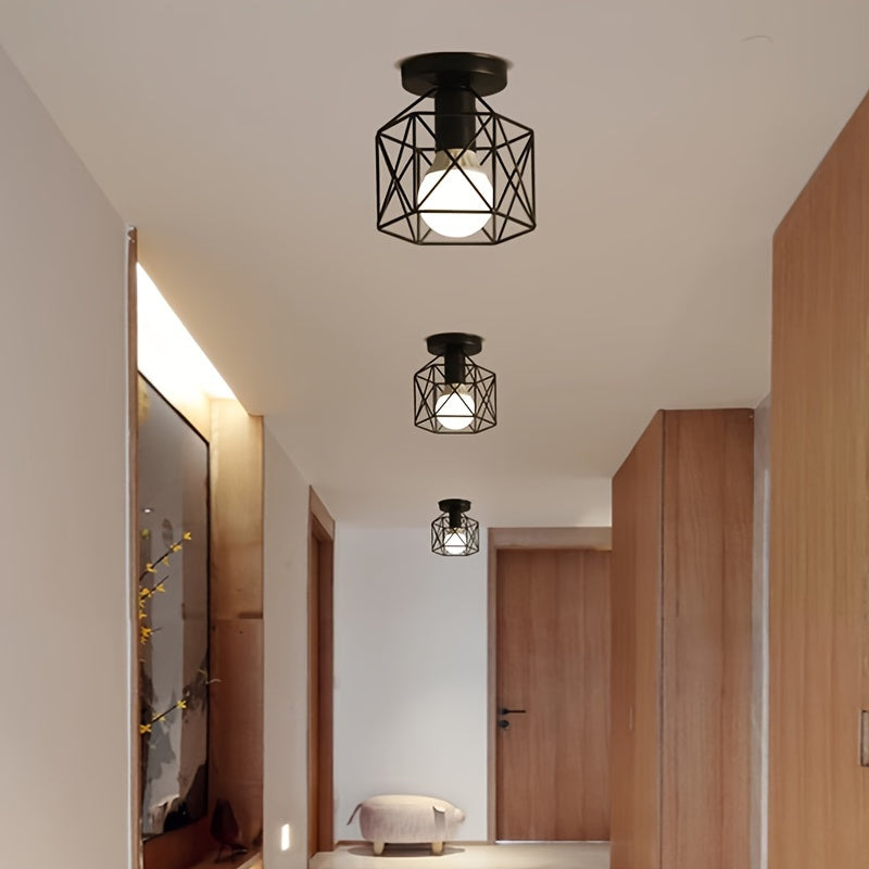 NordicLight - Minimalist Black Ceiling Light for Kitchens
