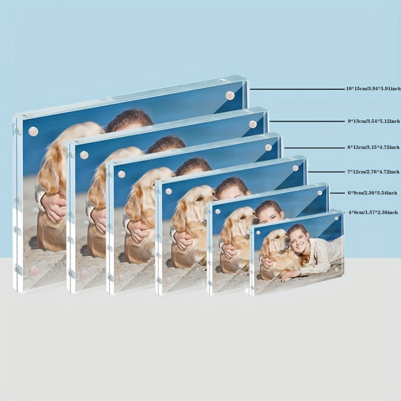 Vytrace - Horizontal Acrylic Photo Frame for Modern Interiors