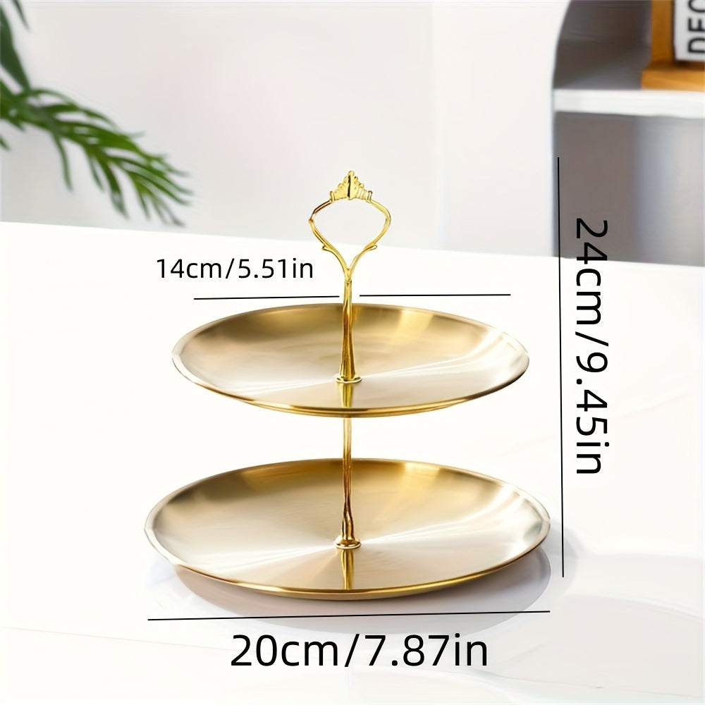 SteelTower - Stainless Steel Tiered Serving Stand for Parties