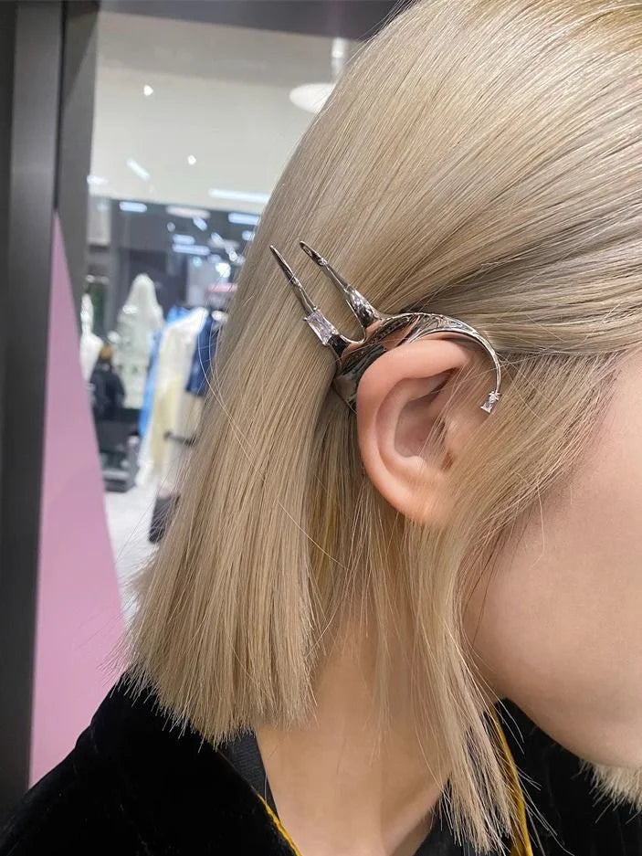 Elysia - Pendants d'oreilles ailes de fée en argent