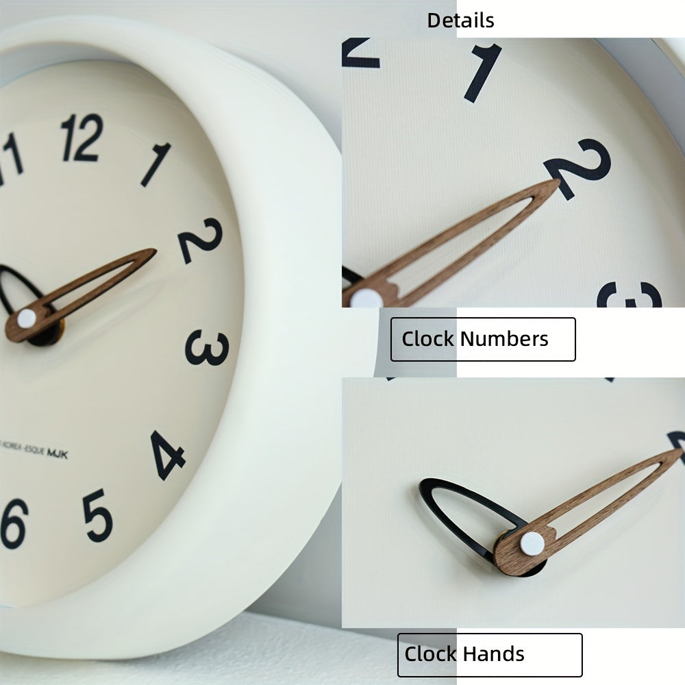 SilenceTime Clock - Elegant Silent 25cm Wall Clock