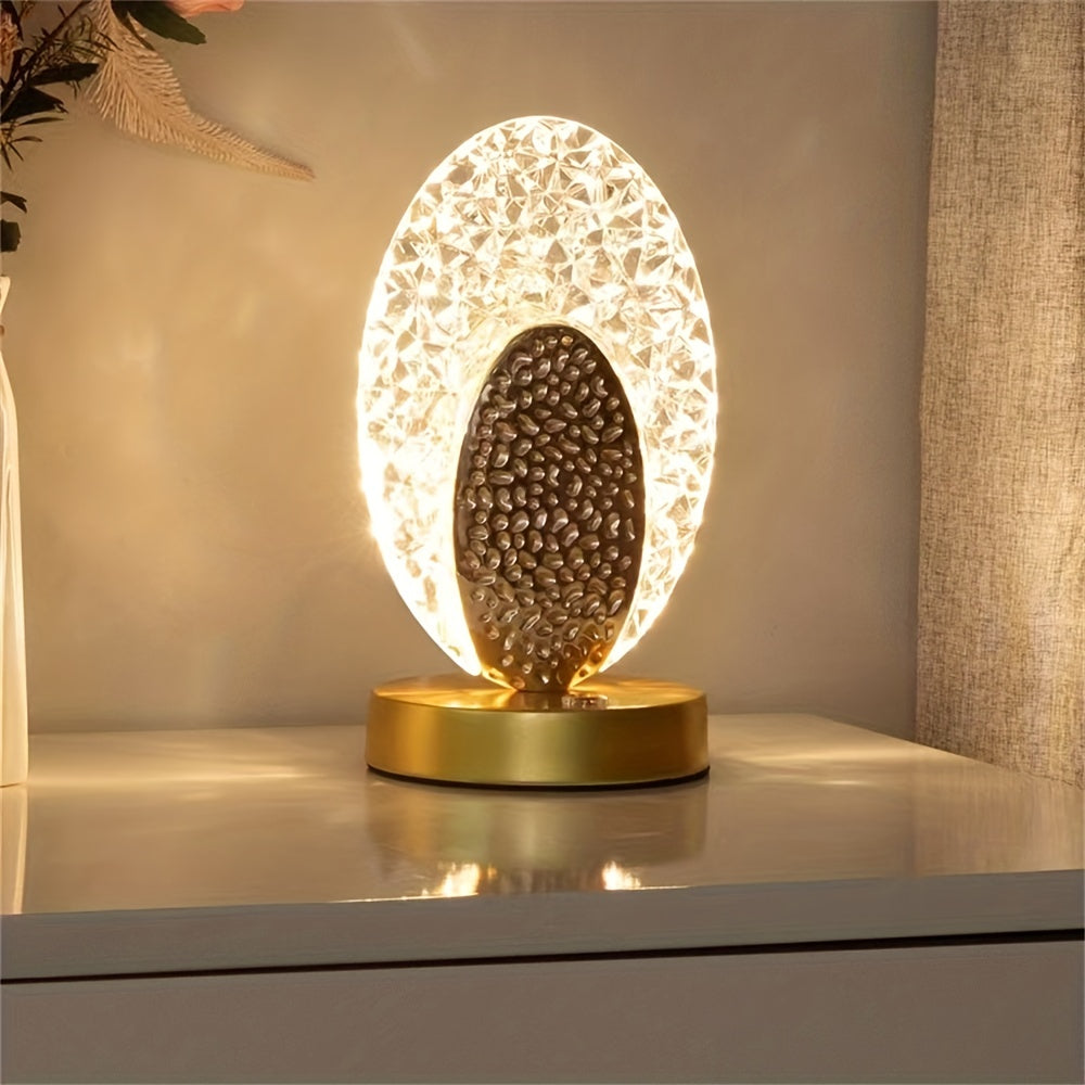 FeatherLamp - Touch-Control USB Table Lamp with Feather Design