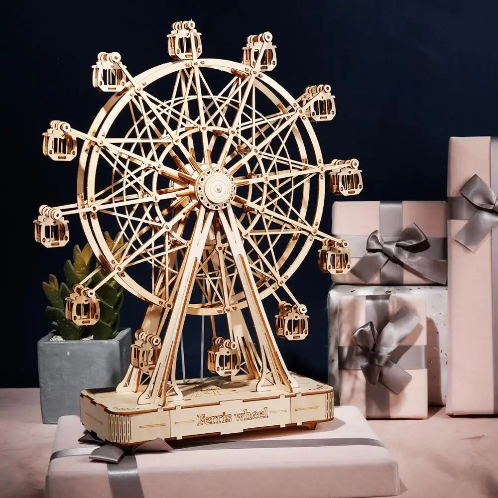 WoodCraft 3D Set - Construis ta Grande Roue 3D en Bois
