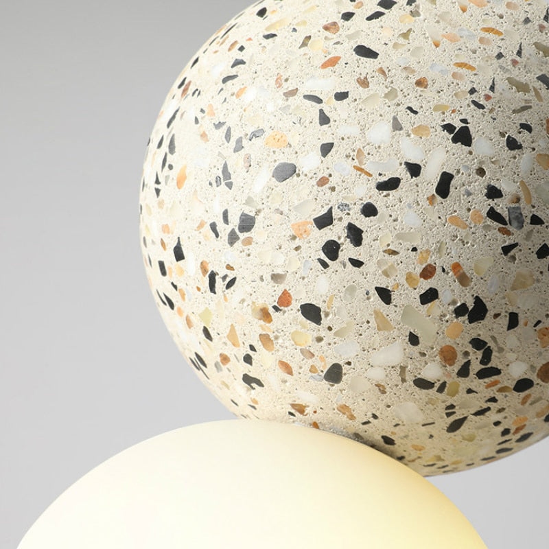 Aurora Glow - Luxury LED Pendant in Black and White