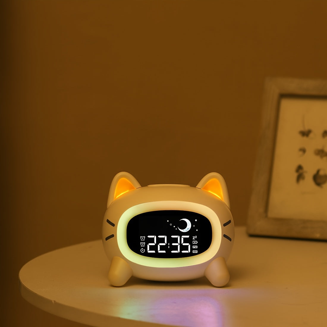 Kumora - Alarm Clock with Colorful Night Light and White Noise