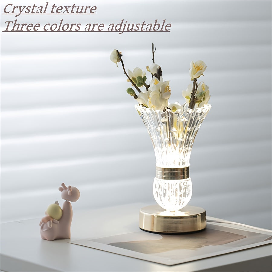 Brycestone Lamp - Luxury LED Crystal-Effect Table Lamp