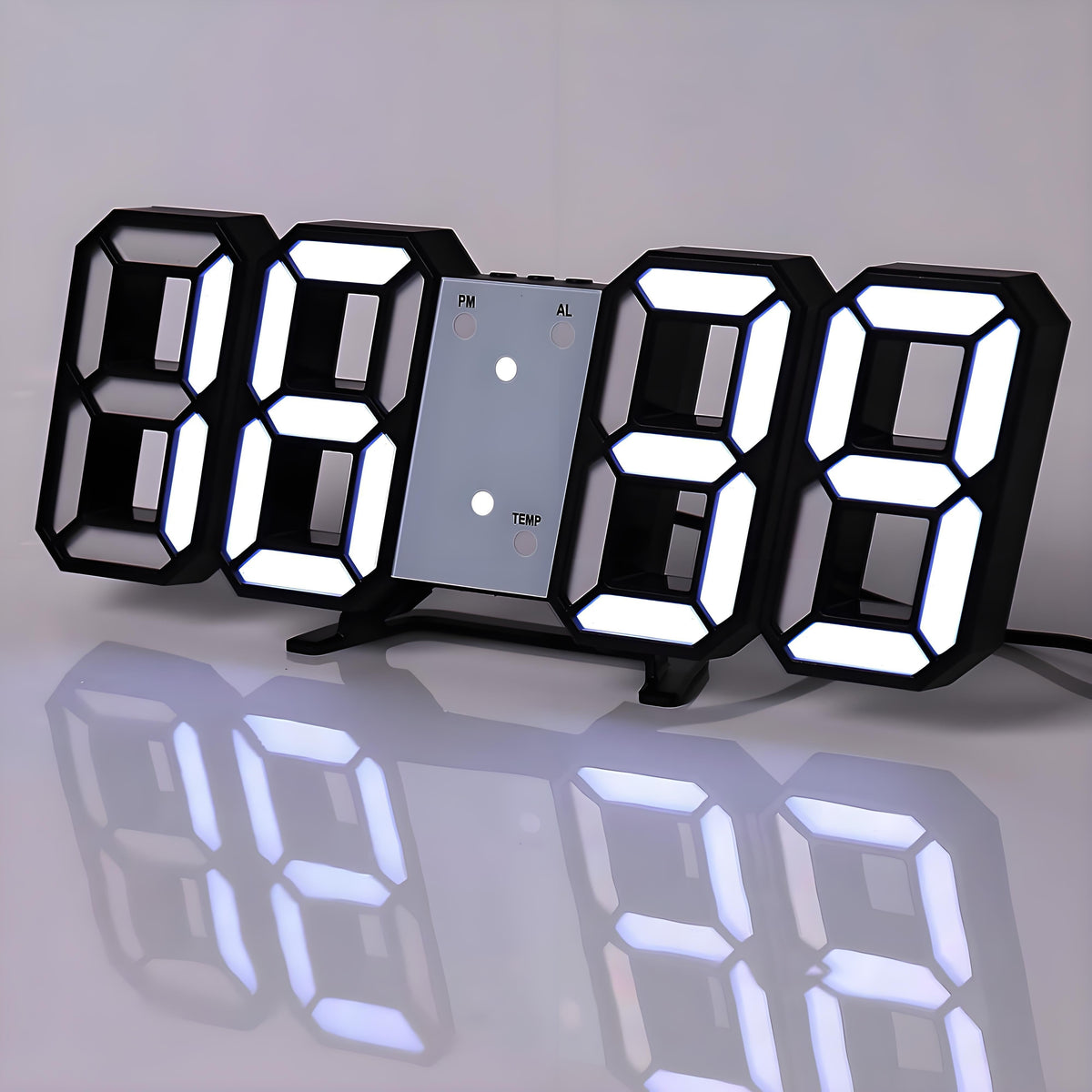DigiTime Clock - 3D LED Clock with Calendar and Temperature Display