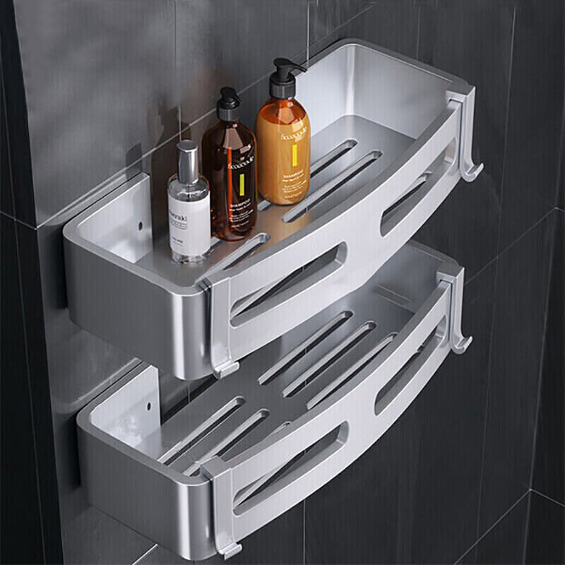 SilverCaddy - Stainless Steel Wall-Mounted Shower Shelf