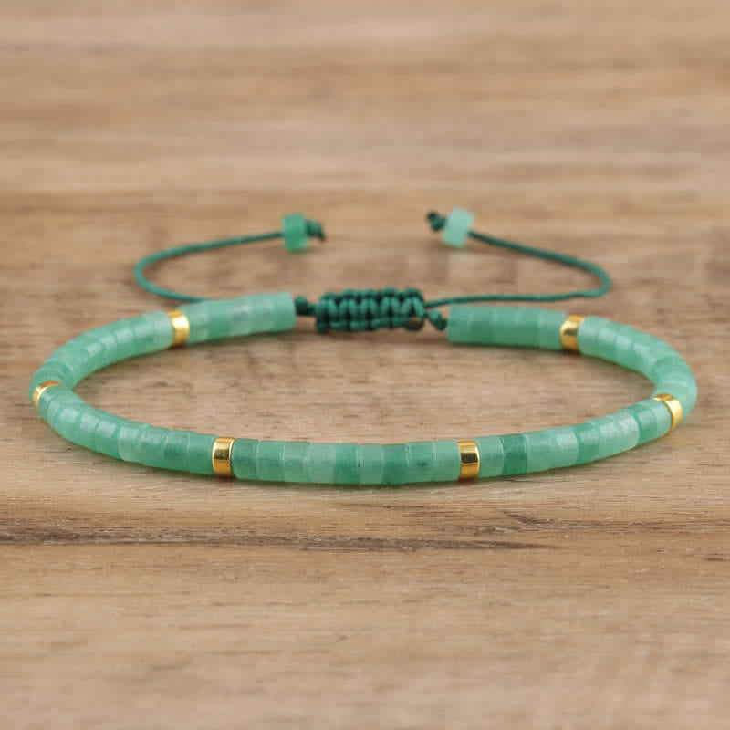 Seraphina - Bracelet tressé en pierres naturelles 2,4 mm