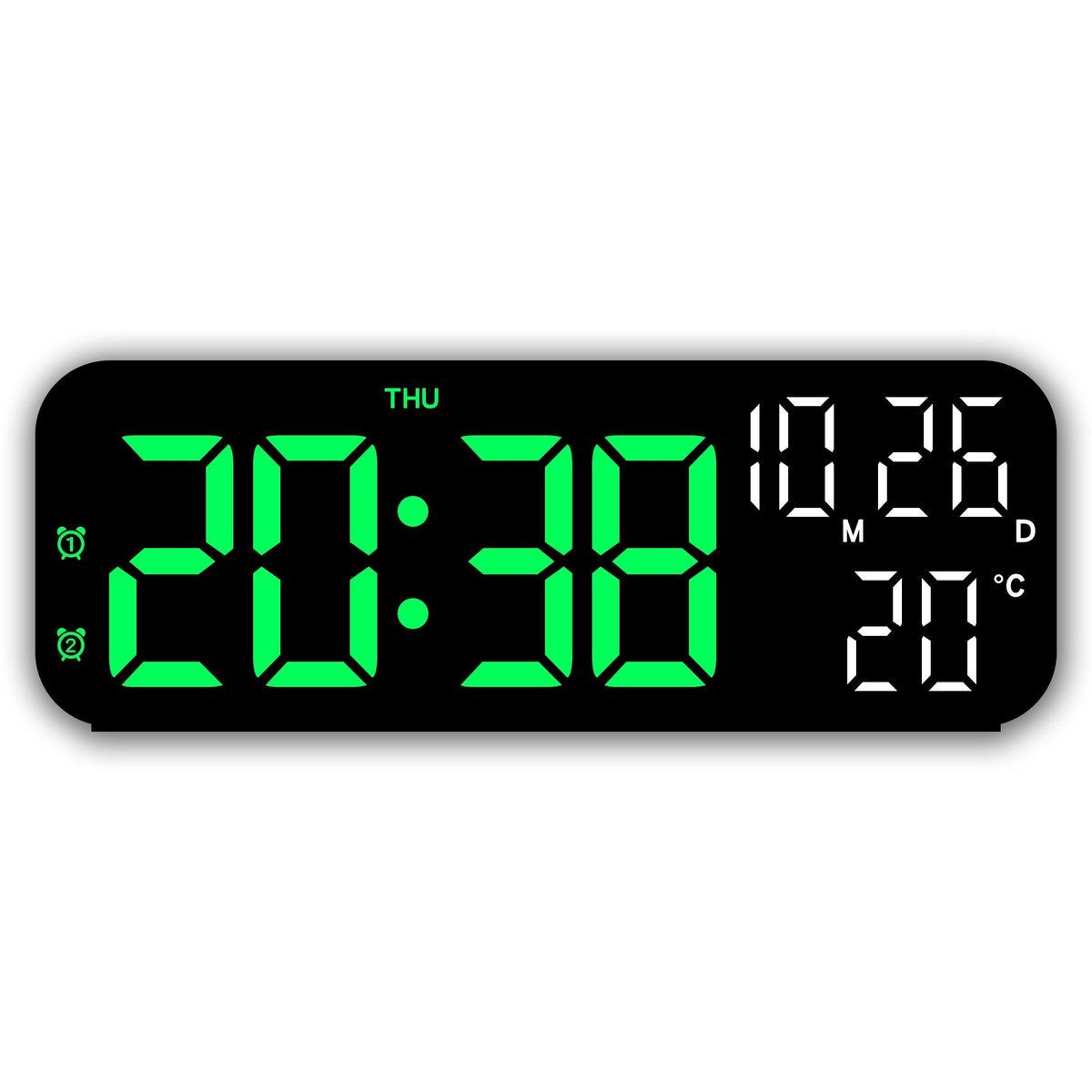 DeskTime - Elegant USB Digital Clock with Date and Temperature