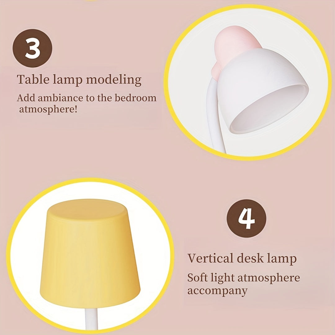 SleepyKitten Lamp - Rechargeable USB LED Cat Night Light