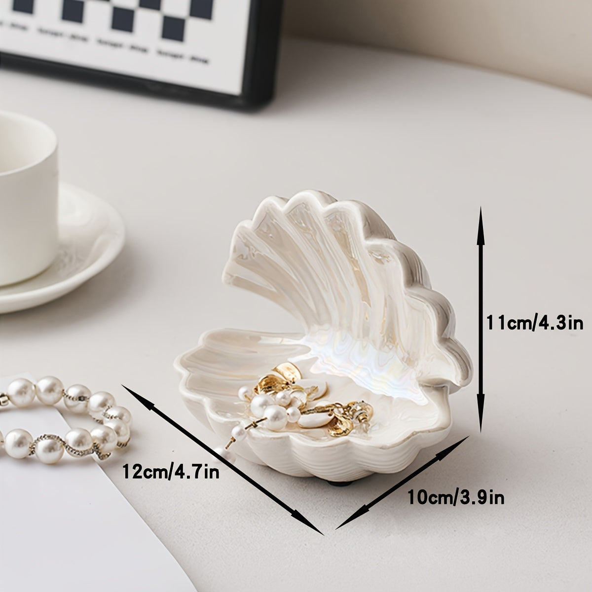 ArtBowl - Elegant Porcelain Jewelry Dish