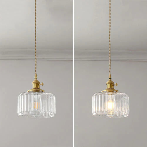 CrystalGlare - Vintage Crystal Glass Pendant Light