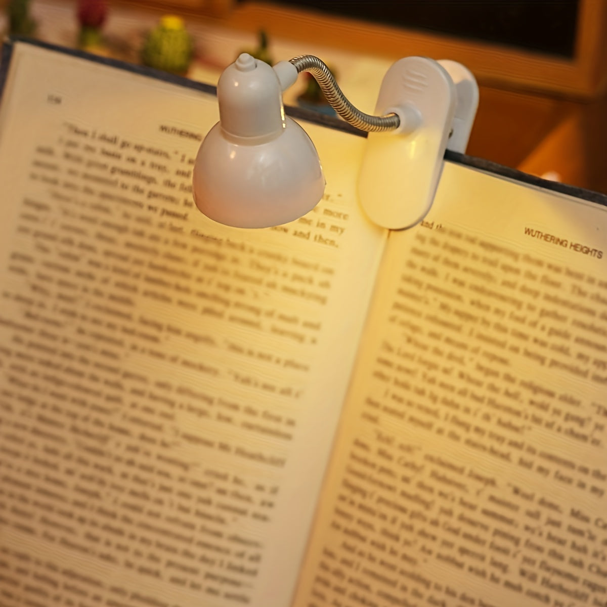 MiniGlow - Portable Clip-On Reading Lamp with Adjustable Arm