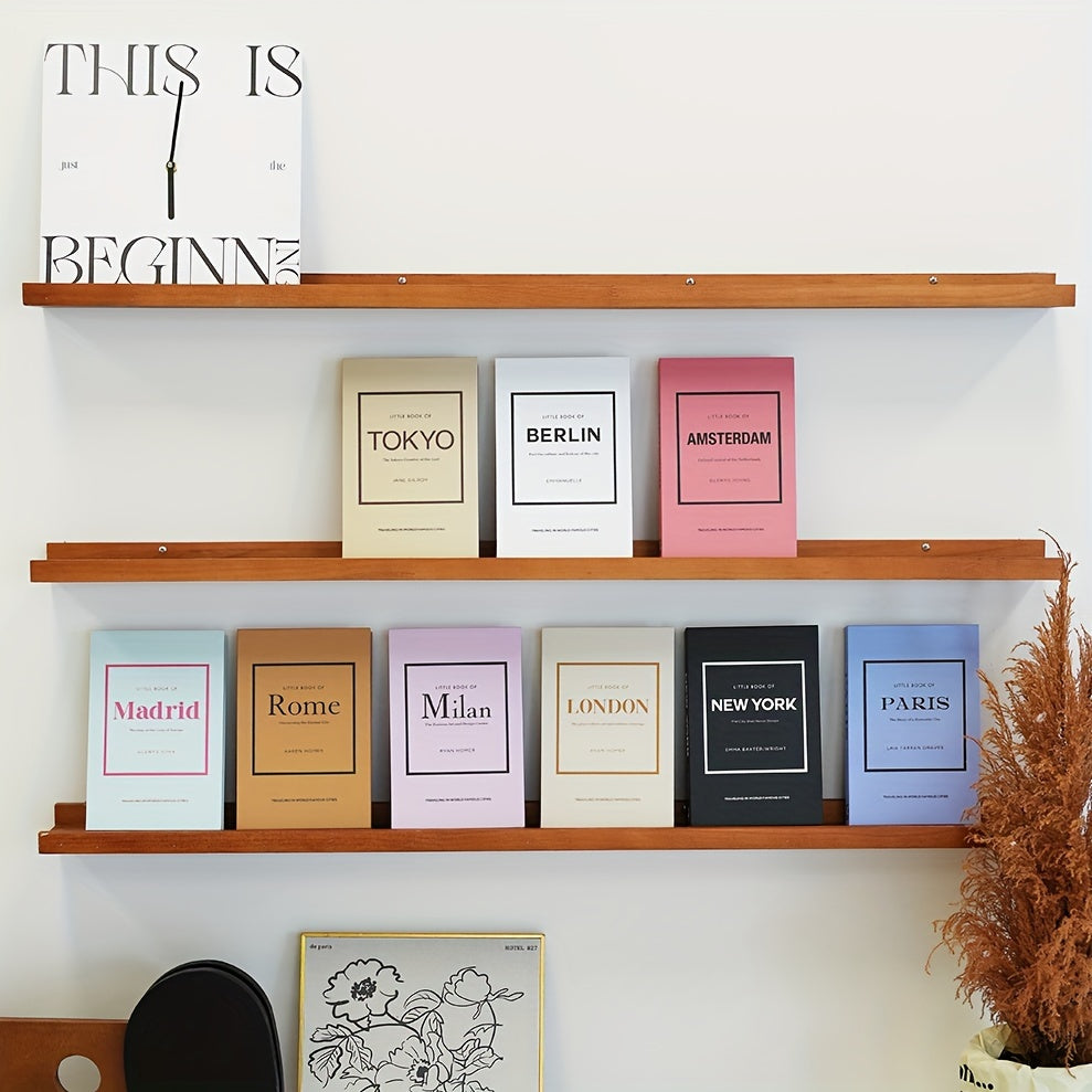 ChicBooks - Elegant Bookends with Classic Faux Books