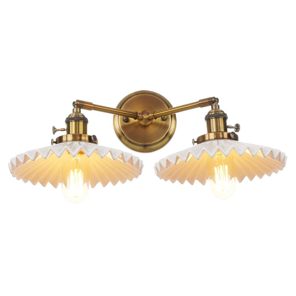 Oaurelia - Ceramic Double-Light Wall Sconce