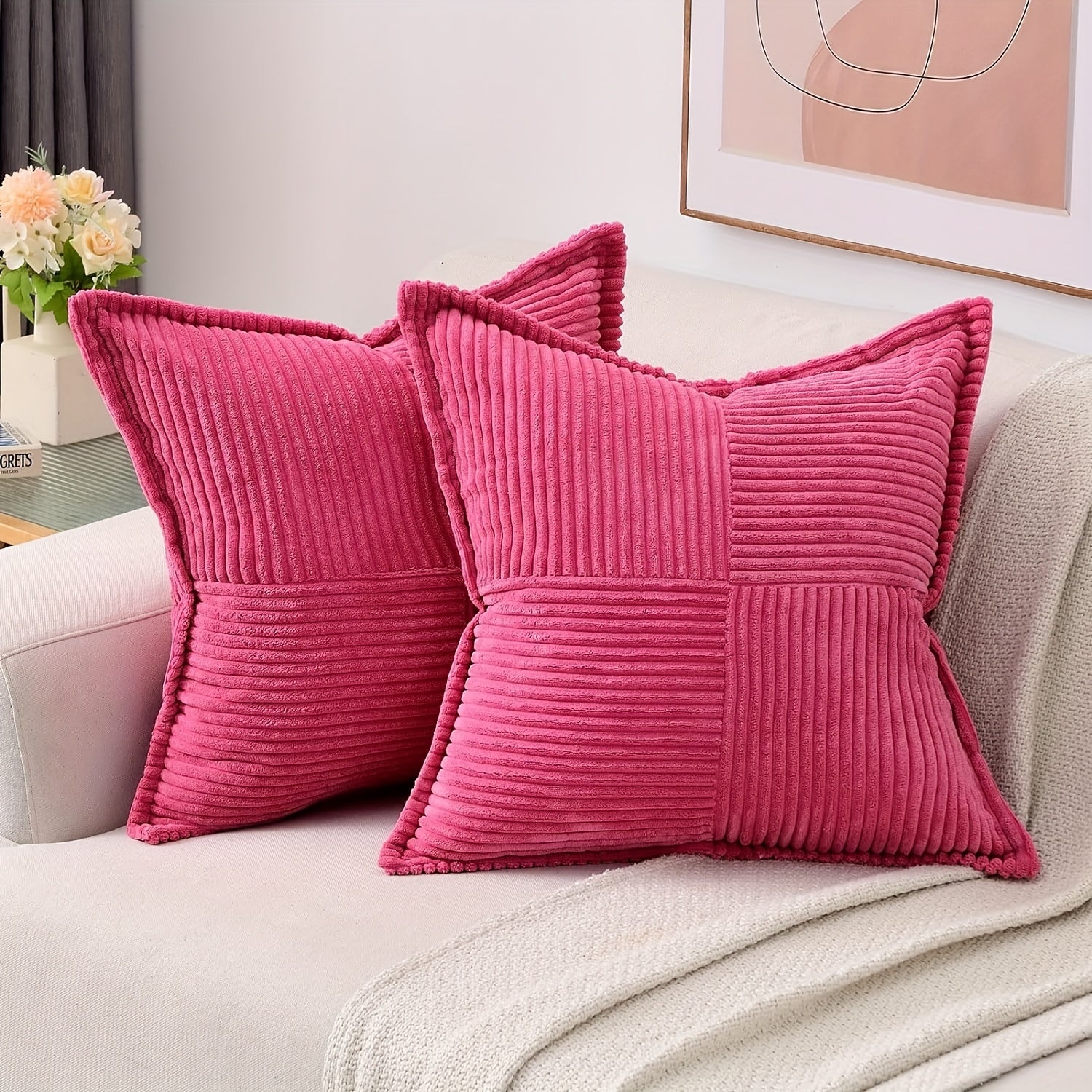 CozyNest - Housse de Coussin Élégante pour Canapé et Chambre