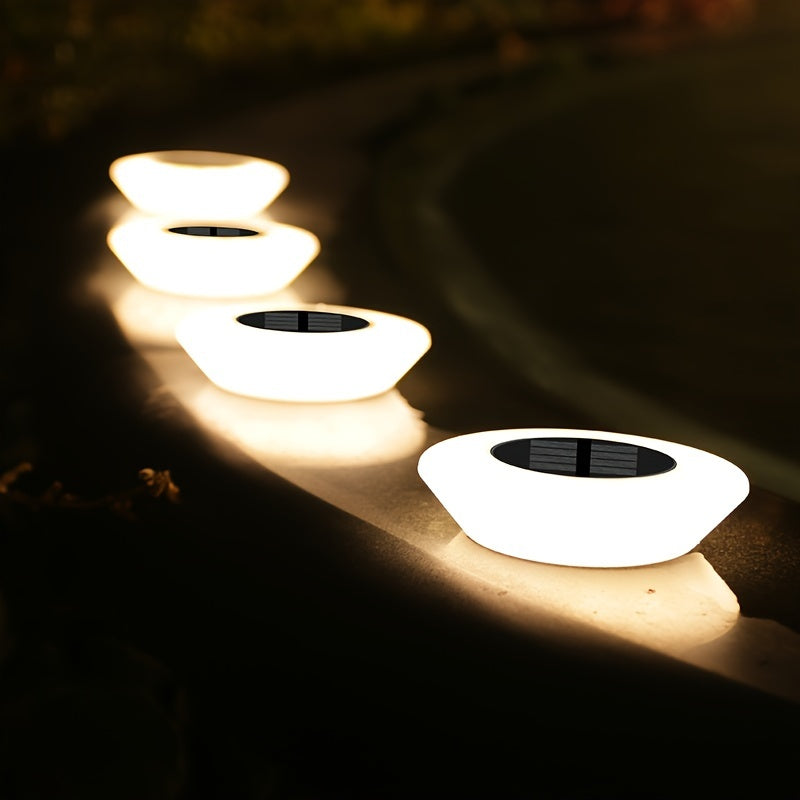 SolarLuxe - Set of 4 Waterproof Solar Garden Lights