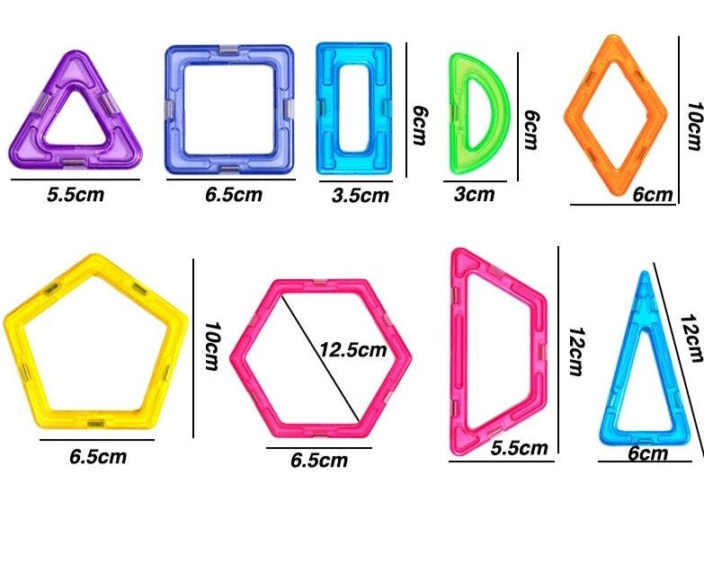 MagneticBlocks - Educational Magnetic Building Set for Kids