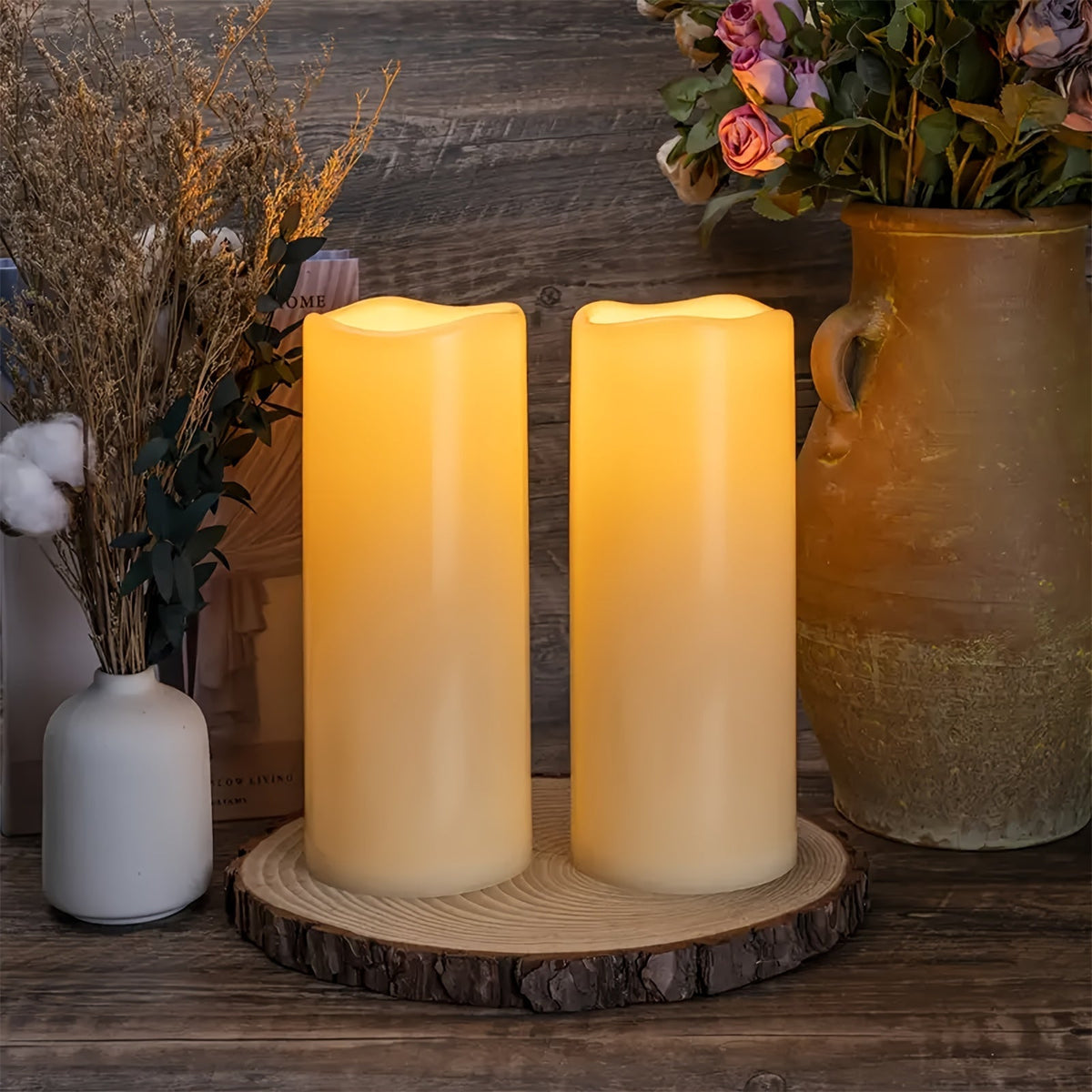 FlameFree - Waterproof LED Candle Set with Remote Control and Timer