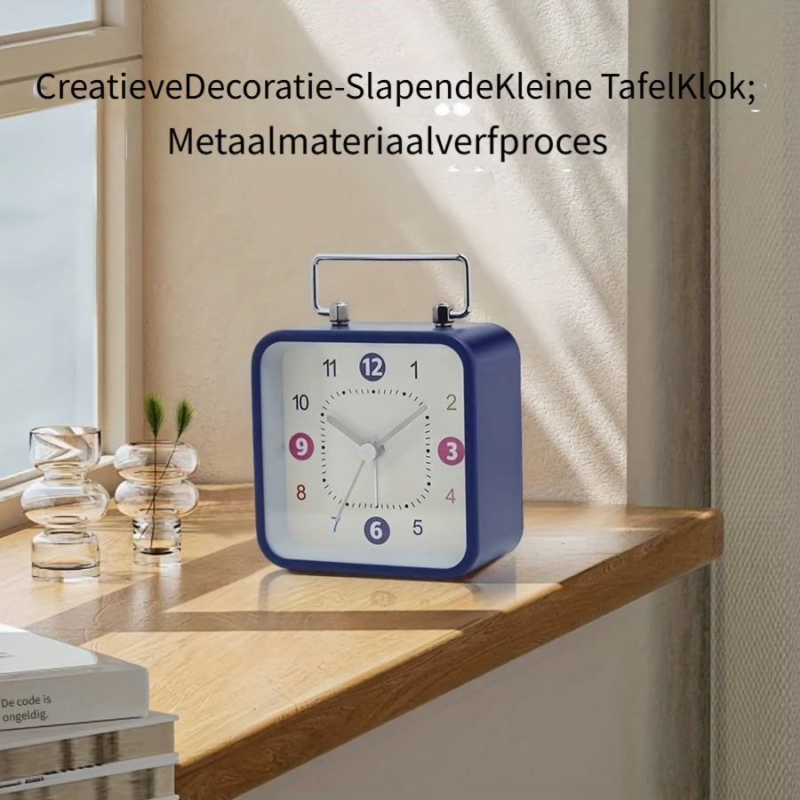 TimeCube - Square Digital Alarm Clock with Night Light and Snooze