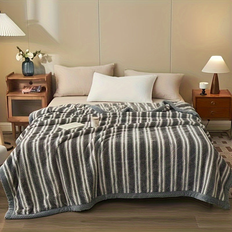 NLDD Coral Fleece - Cozy All-Season Throw Blanket for Living Room and Bedroom