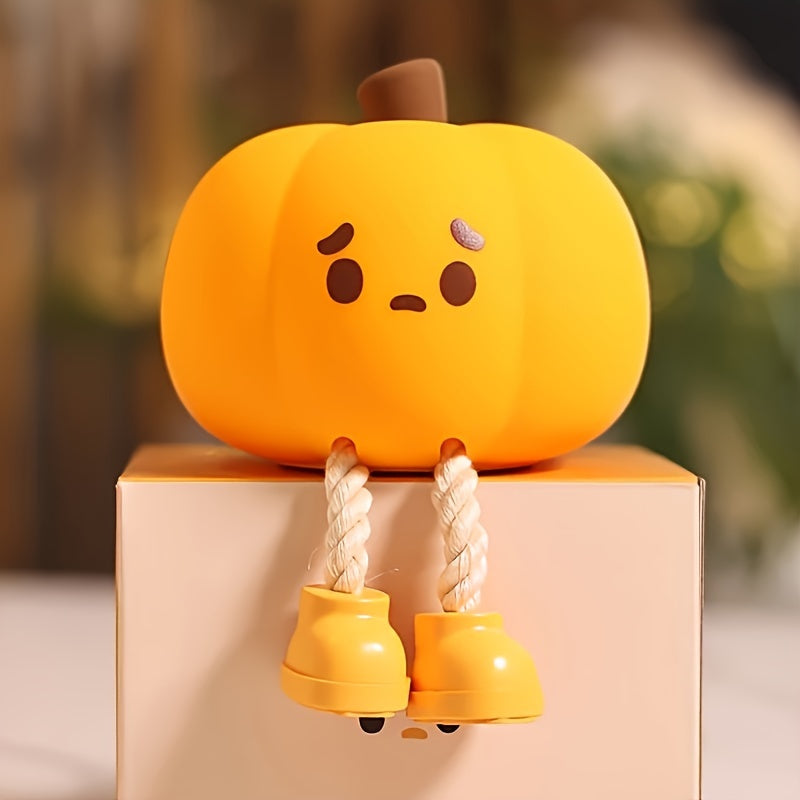PumpkinGlow Light - Rechargeable USB LED Pumpkin Night Light