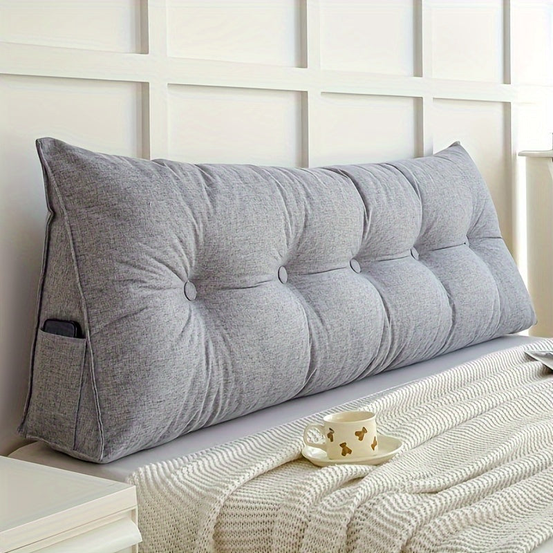 LuxeTriangle - Elegant Triangular Backrest Cushion for Ultimate Comfort
