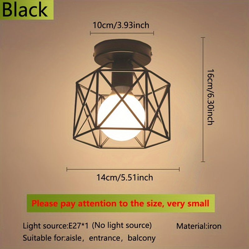 NordicLight - Minimalist Black Ceiling Light for Kitchens