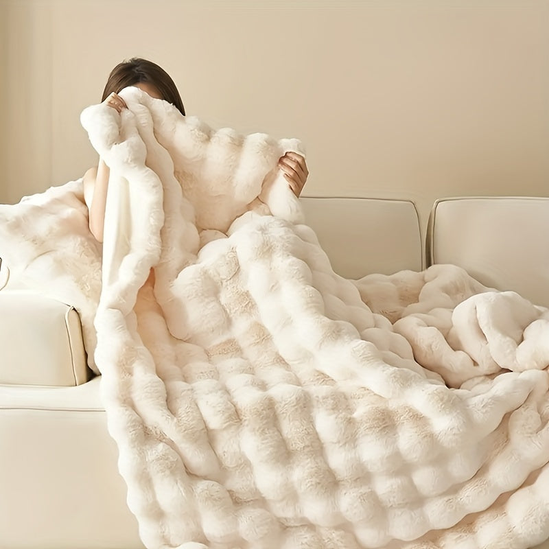 RoveWrap - Elegant Soft Durable Rabbit Fleece Throw