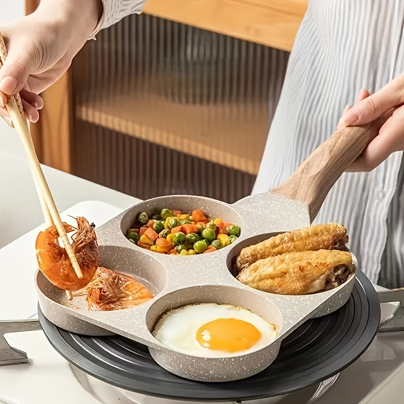 Quatro Cooking - 4-Compartment Pan for Cooking Multiple Dishes at Once