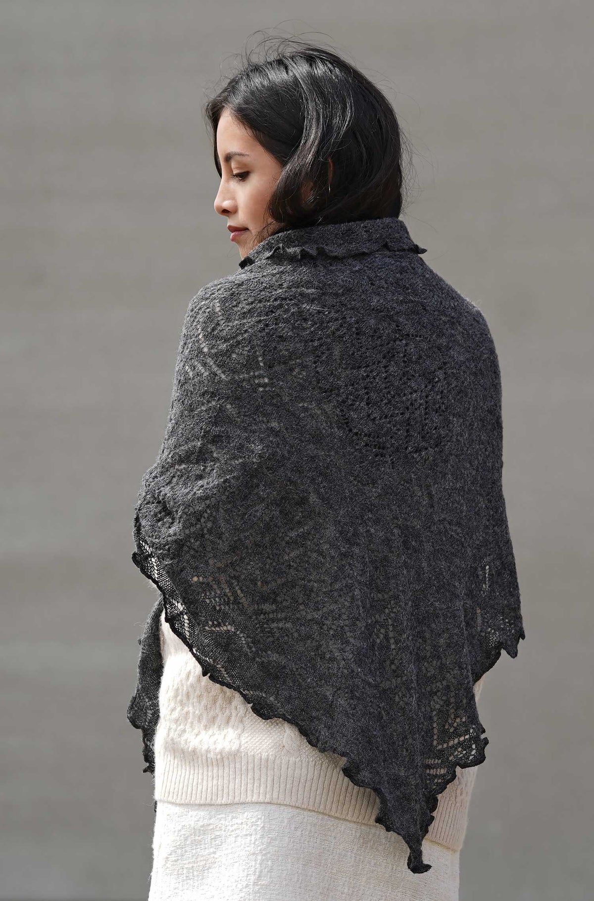 SoftWeave - Lightweight and Elegant Open-Knit Scarf