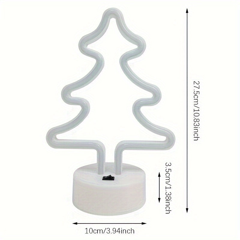 Irvelle - LED Neon Christmas Tree Light for Festive Ambiance