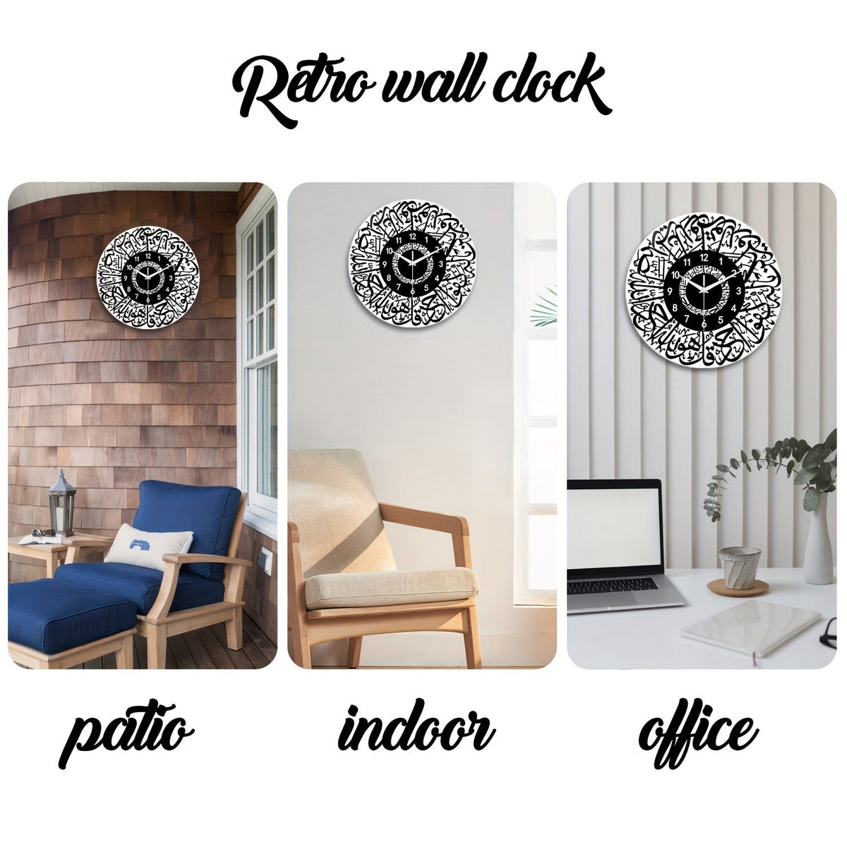 FaithTime Clock - Modern Islamic Wall Clock