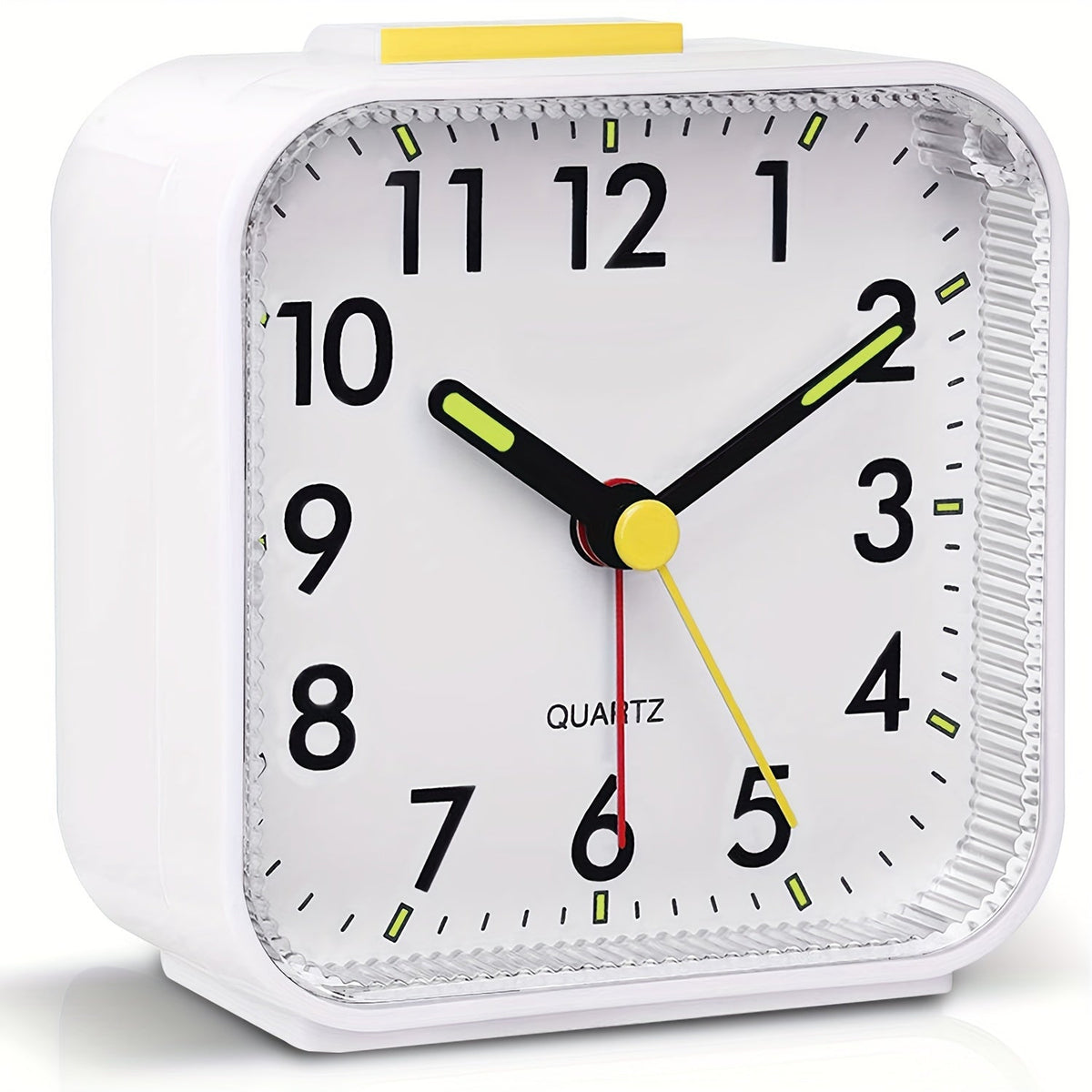 TimeRest - Classic Silent Square Travel Alarm Clock