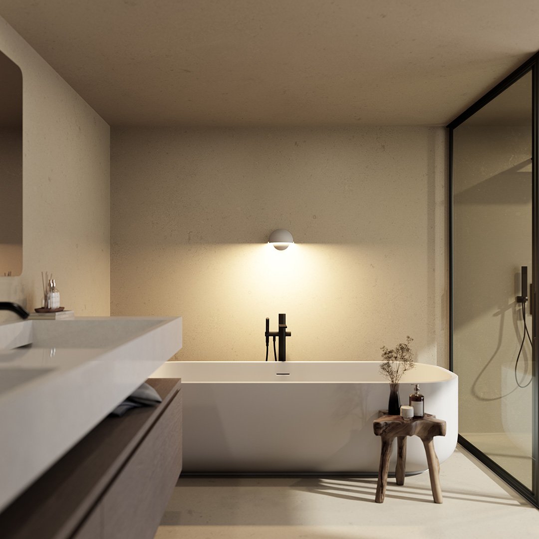 AquaLight - Applique Murale LED Extérieure Moderne et Étanche