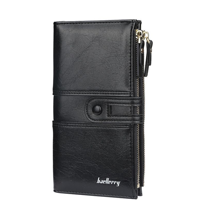 ClassicWallet - Portefeuille Double Fermeture Zip