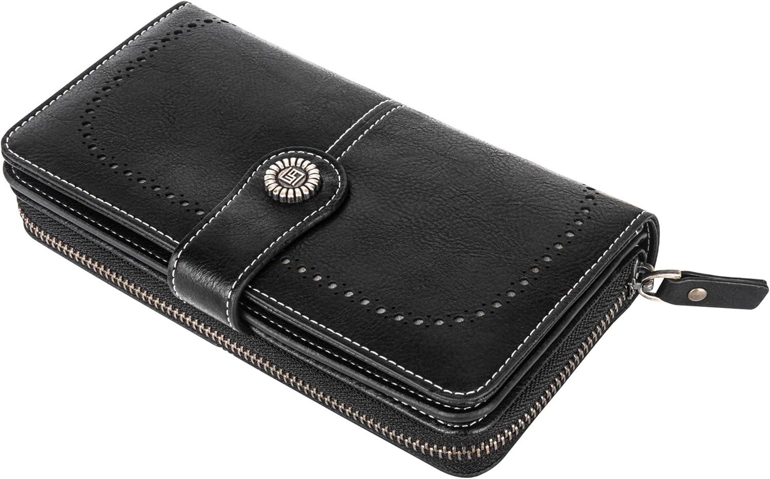 LeatherMax - Portefeuille Cuir avec Bracelet Poignet
