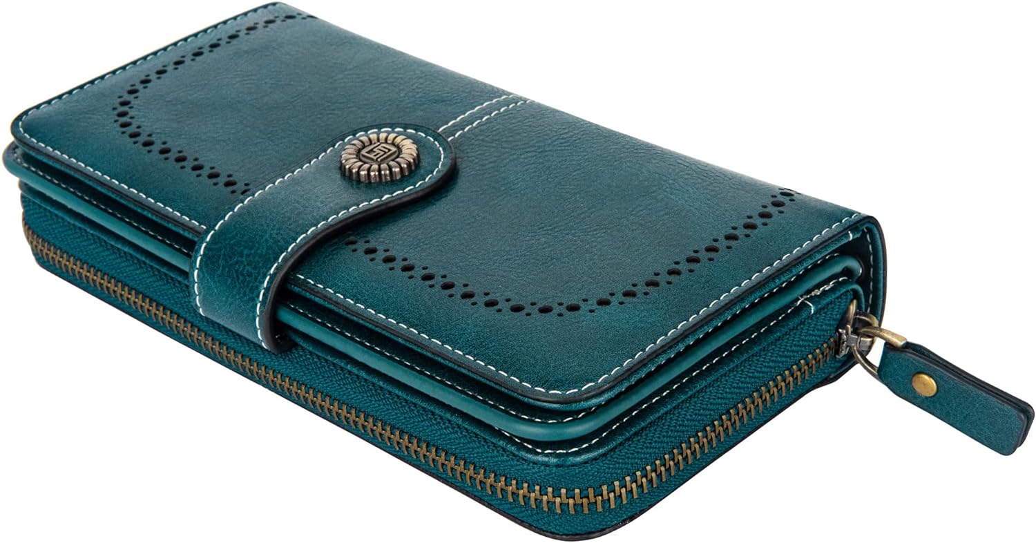 LeatherMax - Portefeuille Cuir avec Bracelet Poignet