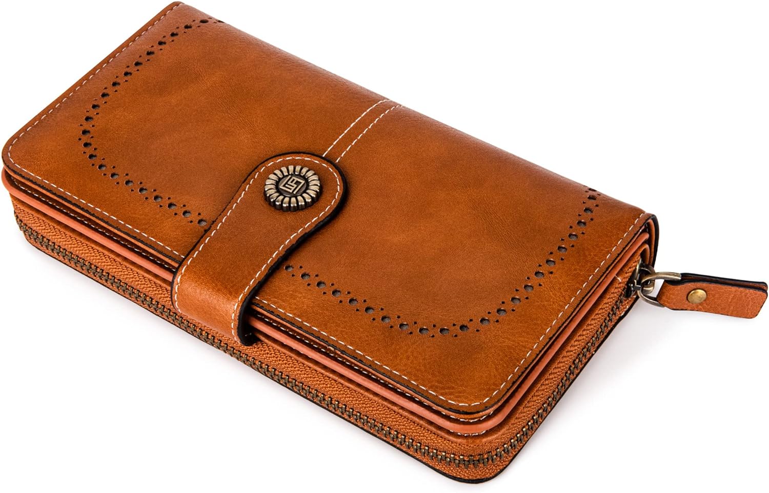 LeatherMax - Portefeuille Cuir avec Bracelet Poignet