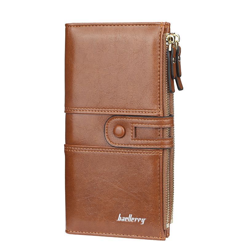 ClassicWallet - Portefeuille Double Fermeture Zip
