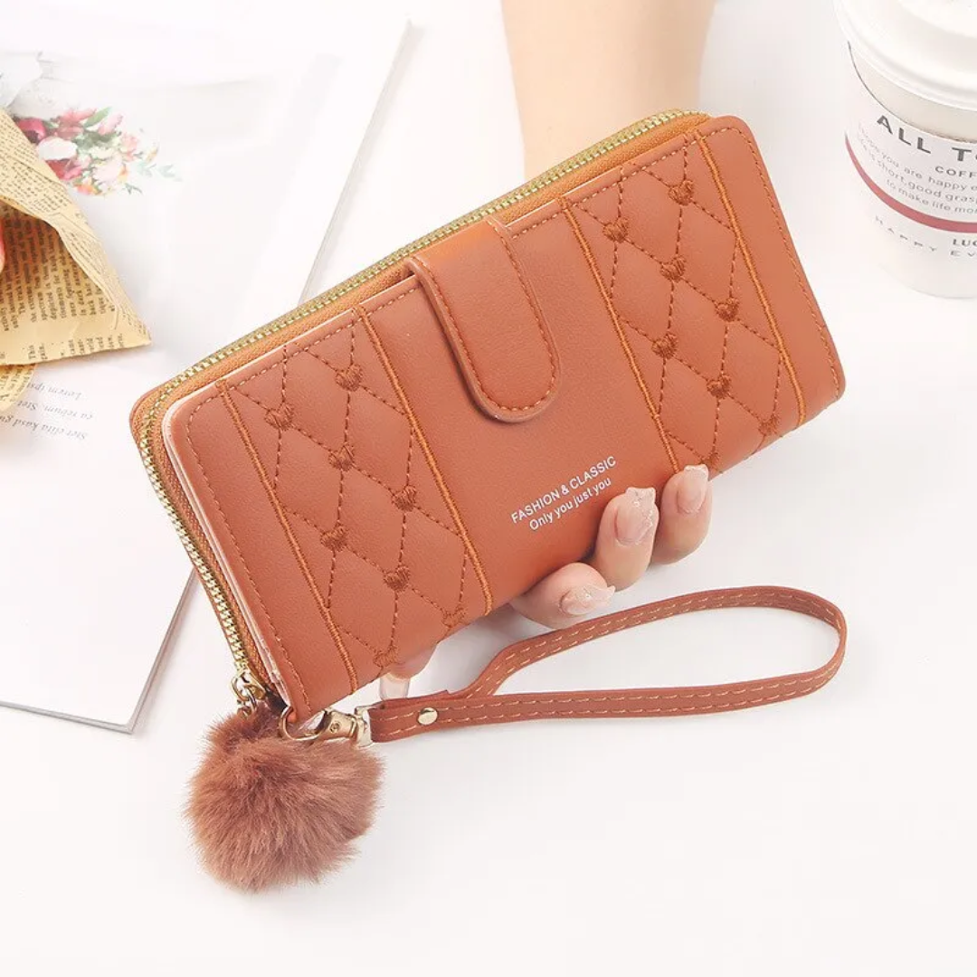 EmbroiWallet - Portefeuille Brodé avec Bracelet