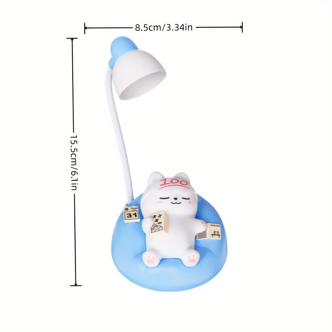 SleepyKitten Lamp - Rechargeable USB LED Cat Night Light