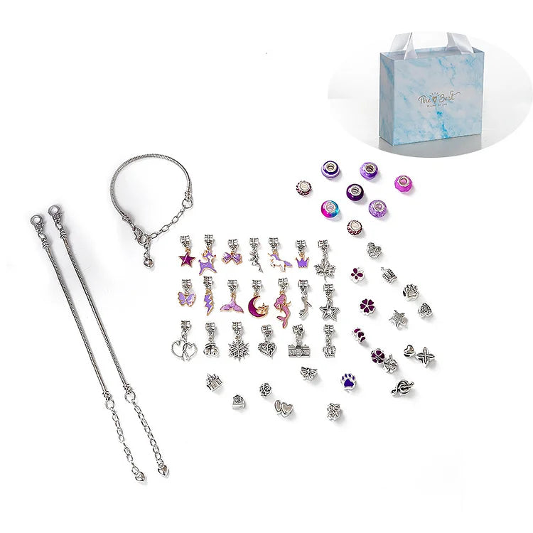Luna - Kit DIY de bracelets de Noël, créez vos bijoux